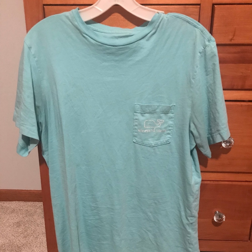 Mint Blue Vineyard Vines Tee